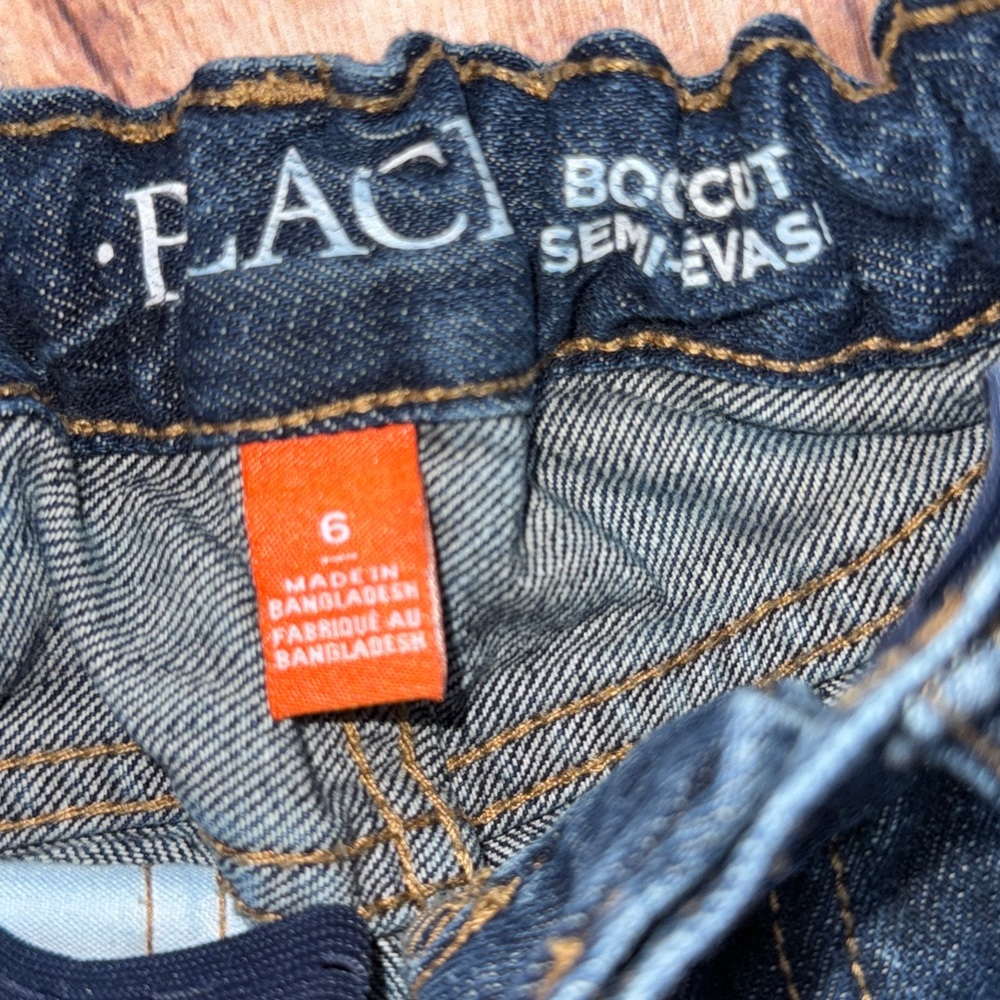 The Children's Place Dark Blue Kids Bootcut Jeans - Picture 2 of 3